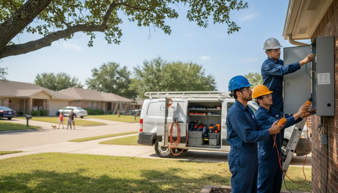 Certified electrician providing emergency electrical services in Dante, SD